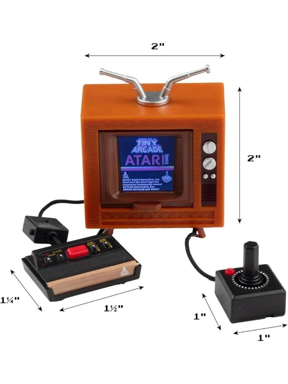 Mini Retro Arcade Console with 10 Classic Games - Portable Vintage Gaming System